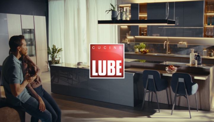 Un'immagine del nuovo spot di Cucine Lube