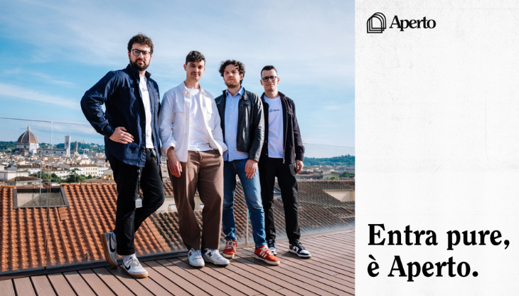 In foto da sinistra: Marco Peluso, Giacomo Peruzzi, Massimo Paoloni e Danilo Maimone