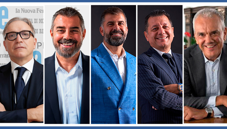 Alberto Leonardis, Marco Ferrari, Davide Arduini, Andrea Cimenti e Donato Iacovone 