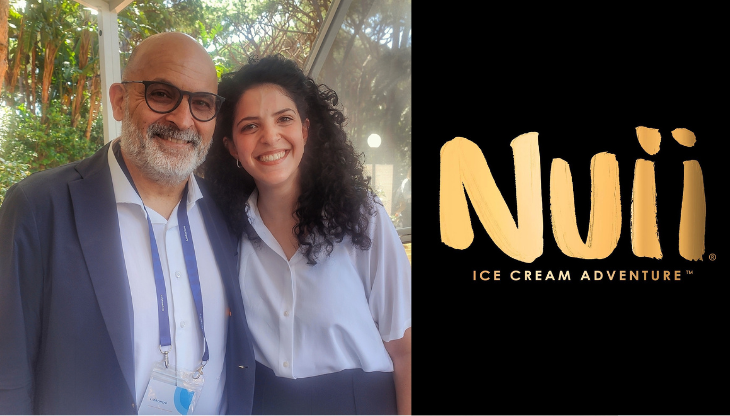 Gea Nunziata Rega, Brand Manager Nuii, e Leopoldo Ermetes, Trade Marketing Manager Froneri