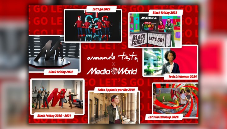 I progetti realizzati dal Gruppo Armando Testa per MediaWorld negli ultimi 5 anni