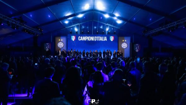 Inter, il gala al Castello Sforzesco