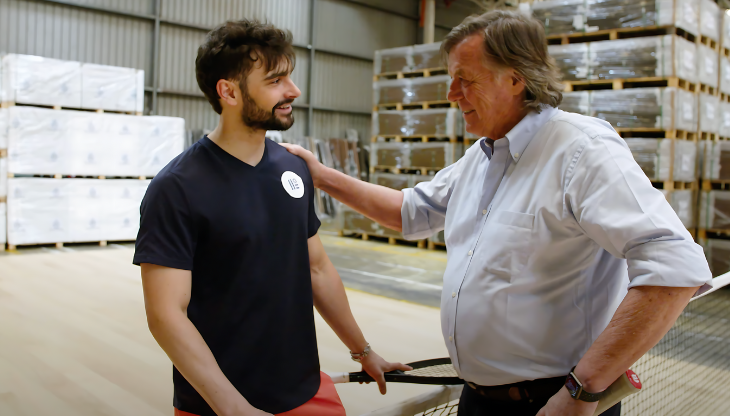Adriano Panatta protagonista della nuova campagna di BGP Group per la linea Smartwood