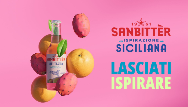 Un'immagine della nuova pubblicità Sanbittèr
