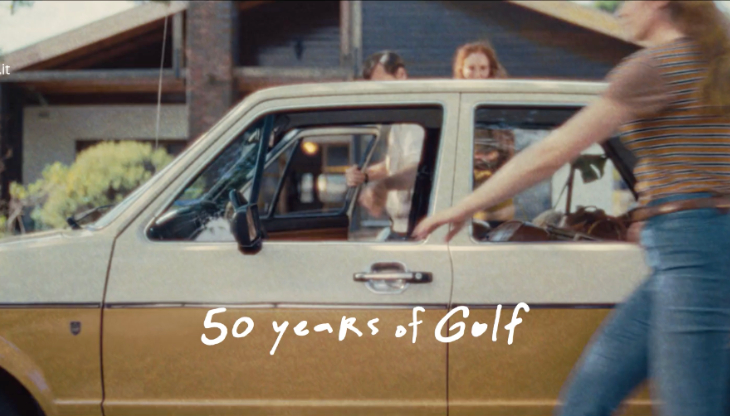 Nuova Golf: un'immagine dello spot
