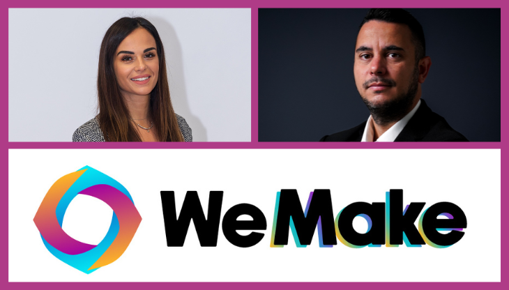 Valentina Cammarata e Luca Moncalvo, ideatori del progetto WeMake