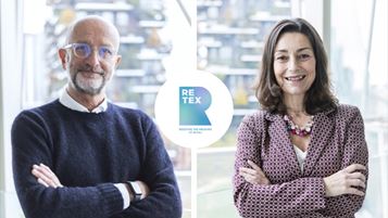 Fausto Caprini, Ceo di Retex, e Zornitza Kratchmarova, ESG Lead