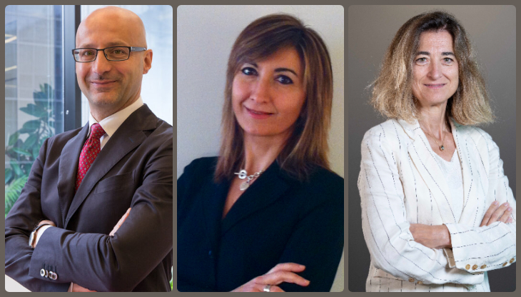 Andrea Ruzzi, Antonella Aureli e Anna Bianchi