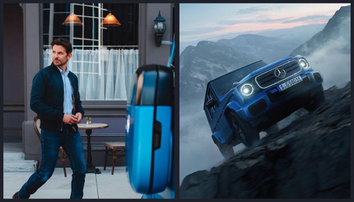 Bradley Cooper protagonista della campagna "The Rise of Electric” di Mercedes-Benz