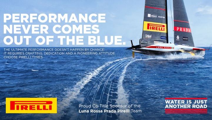 La campagna Pirelli per la Louis Vuitton Cup 2024