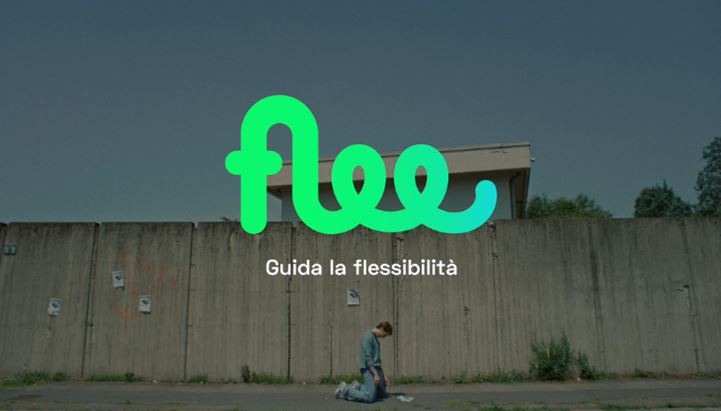 Un'immagine dello spot "“Flee. Guida la flessibilità” realizzato da Child The Agency