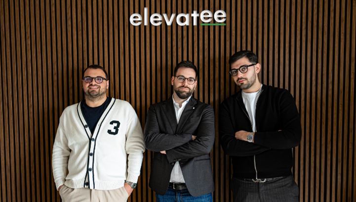 Da sinistra: Andrea Trotta, Rino Fiore ed Eduardo Galletti, co-founder di Elevatee
