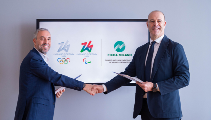 Andrea Varnier, Ceo di Milano Cortina 2026, e Francesco Conci, A.D. di Fiera Milano