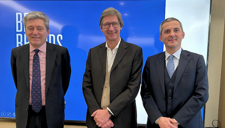 Da sinistra: Giovanni Ghelardi, Marco Travaglia ed Enzo Frasio