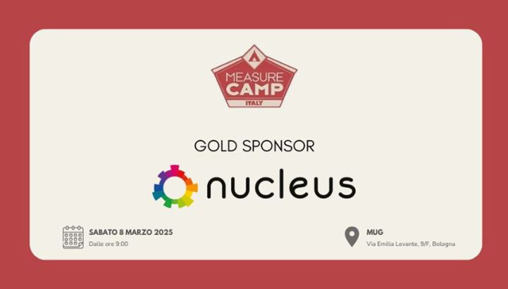 Nucleus sarà sponsor di MeasureCamp Italia anche nel 2025