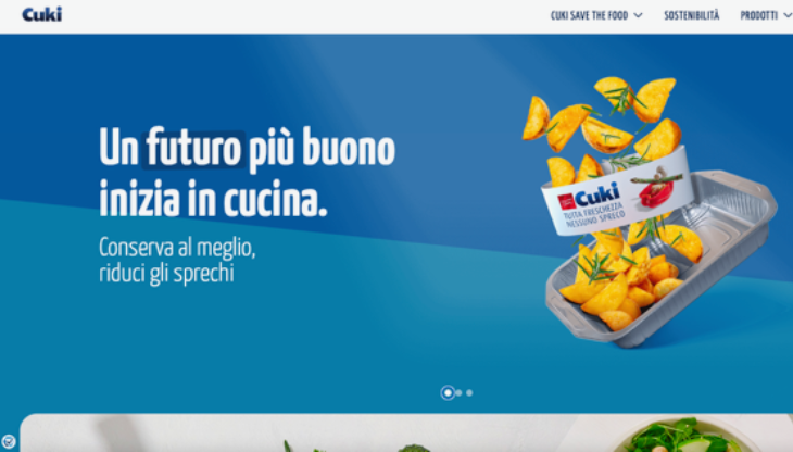 Una schermata del nuovo sito Cuki.it