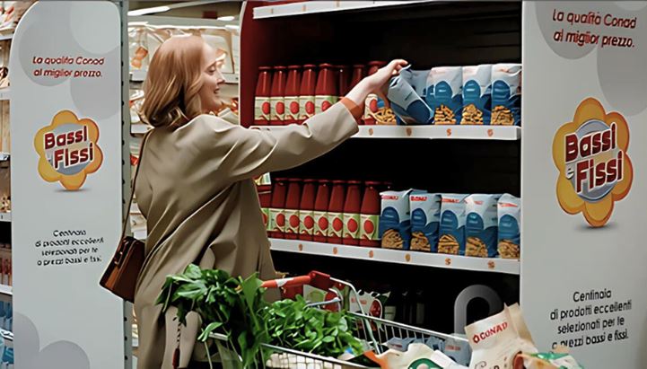 Un frame del nuovo spot Conad