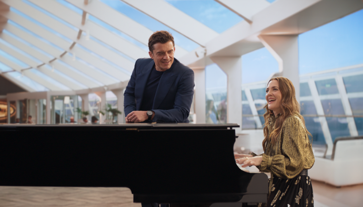 Un'immagine dal video teaser dello spot dedicato al lancio di MSC World America