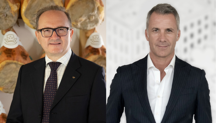 Alessandro Utini, Presidente Consorzio Prosciutto di Parma, e Daniele Cobianchi, Ceo McCann Worldgroup Italy