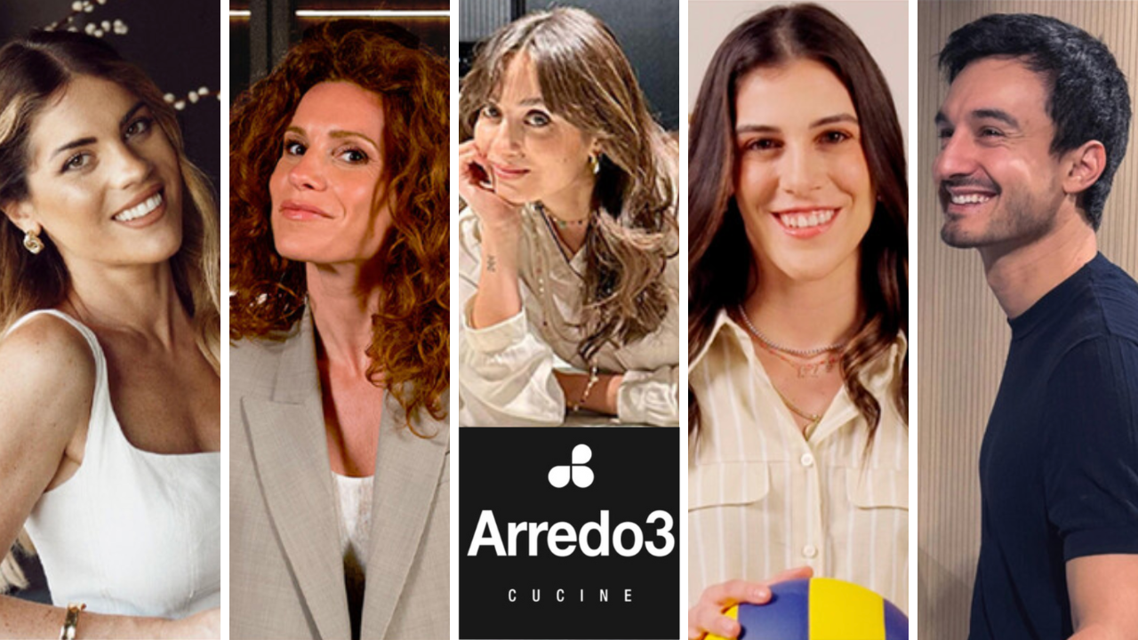 Alcuni dei talent coinvolti nella campagna di influencer marketing di Arredo3