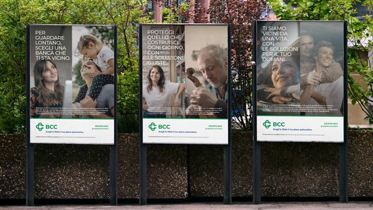 Le immagini della nuova campagna del Gruppo BCC Iccrea