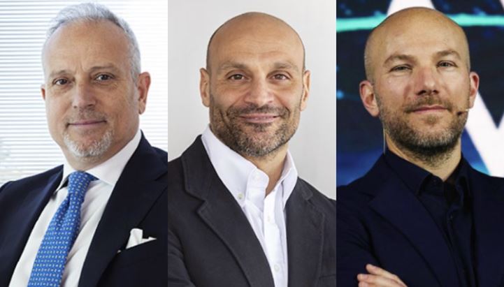 Francesco Cimmino, Andrea Calcagni e Lorenzo Megoli