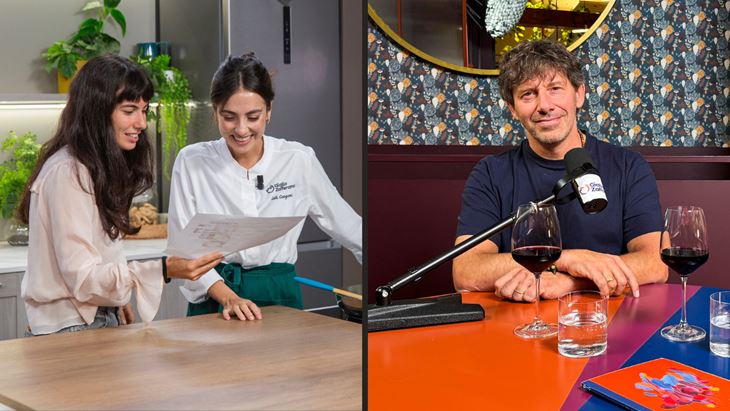 Ludovica “Lulù” Gargari, Ambassador ufficiale di GialloZafferano, e lo chef Cesare Battisti