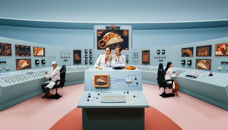 Un'immagine della nuova pubblicità Just Eat