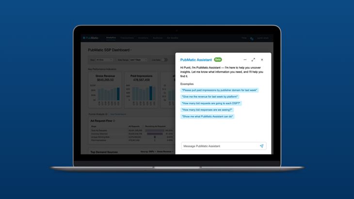 Una schermata della Unified Platform di PubMatic