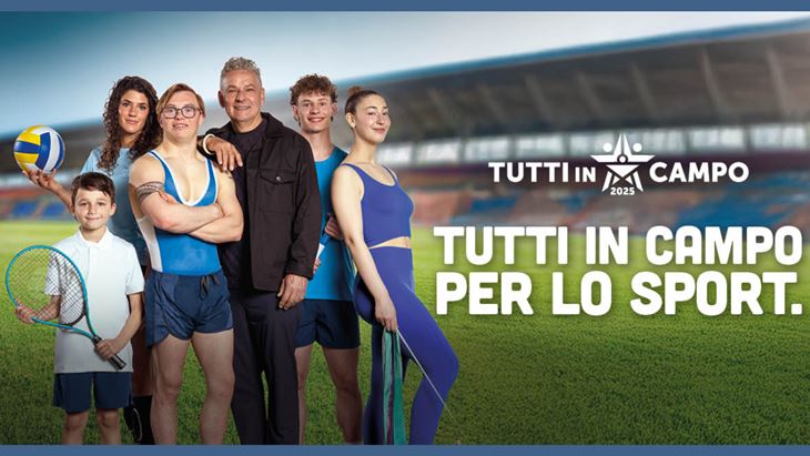 Roberto Baggio e il campione paralimpico Riccardo Maino volti della nuova campagna "Tutti in Campo" di Selex