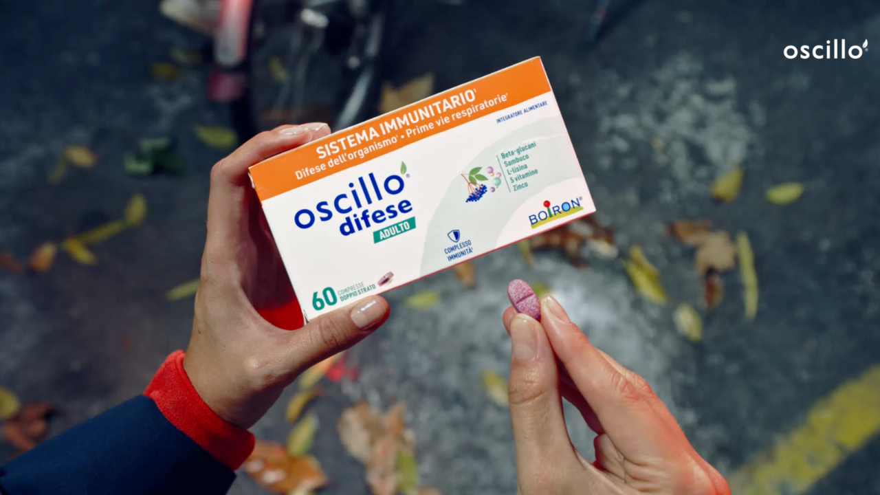 Un'immagine dal nuovo spot di Oscillo Difese