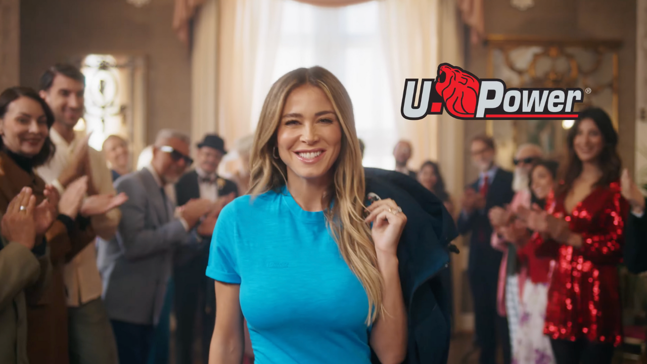 Un'immagine dal nuovo spot U-Power con Diletta Leotta