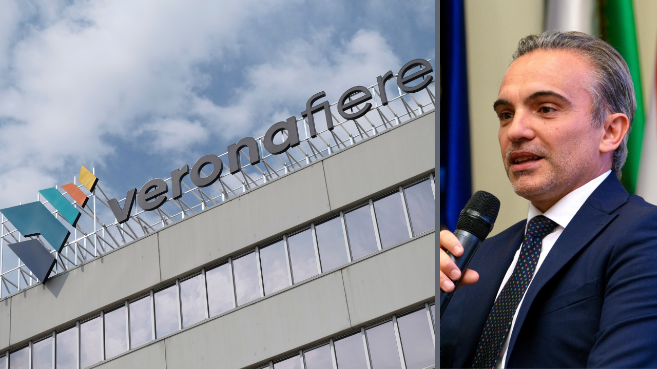 Veronafiere (nella foto a sinistra, la sede) ha annunciato un’intesa con Infront Italy, società di cui Alessandro Giacomini (nell’immagine, a destra) è Managing Director