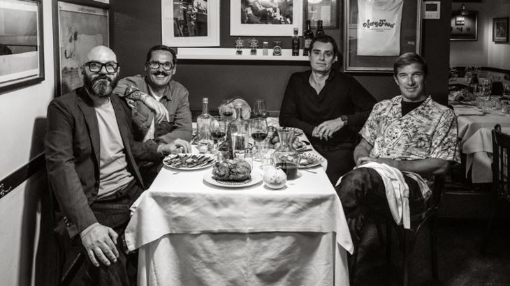 I Soci di Very Food: da sinistra Sabini, Pasquinelli, Grandi e Lampugnani