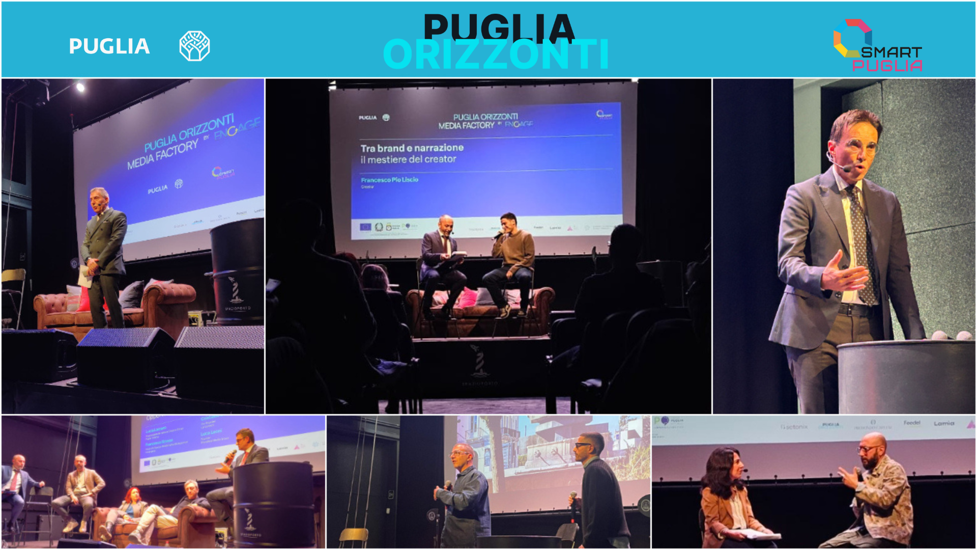 Alcuni momenti dell'evento Puglia Orizzonti | Media Factory