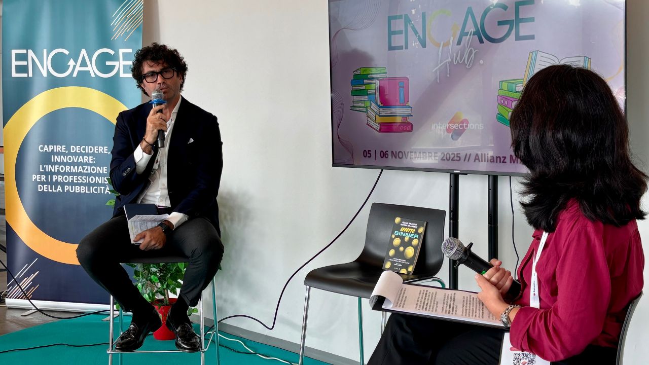 Cesare Amatulli, co-autore del libro "Effetto Sinner", intervistato all'Engage Hub