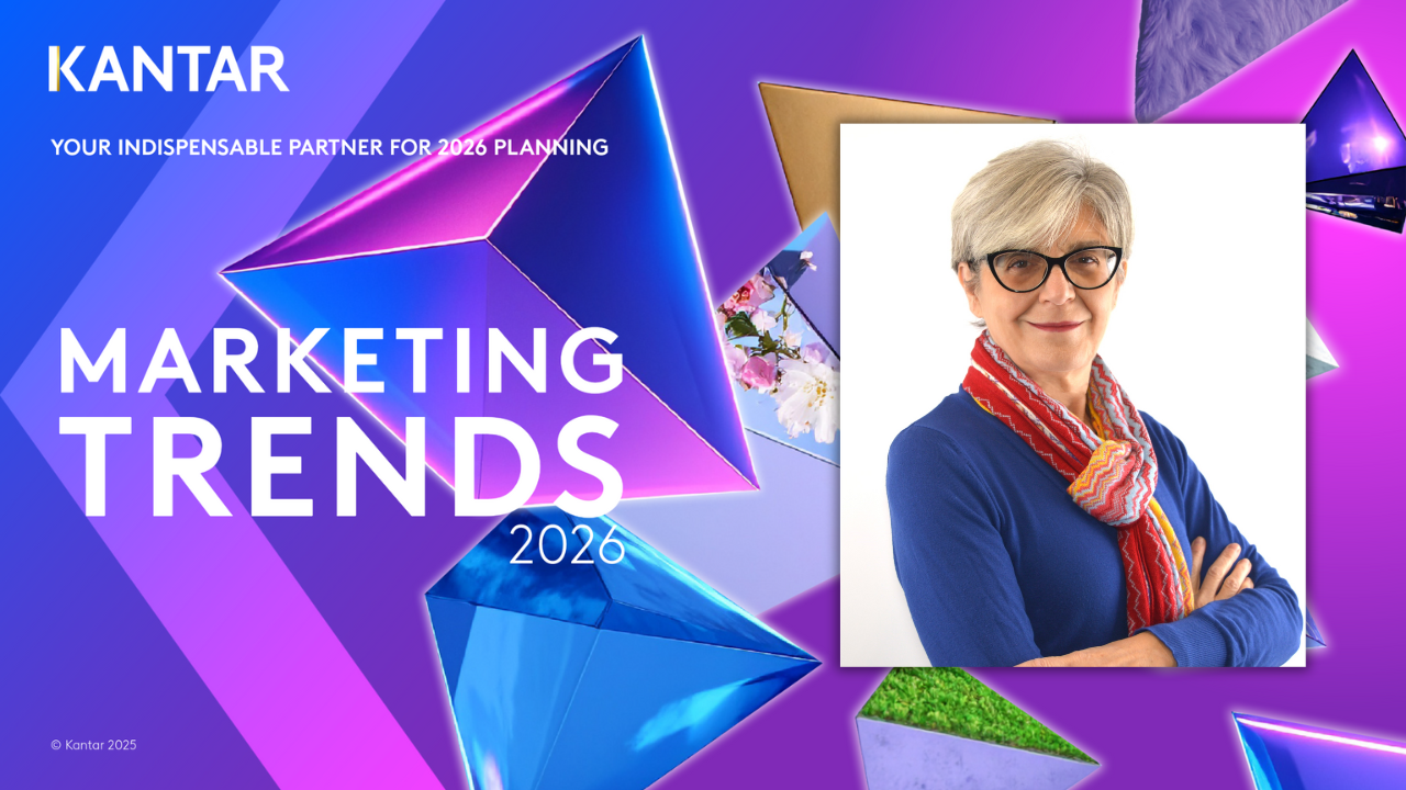 Kantar ha presentato il report "Marketing Trends" per il 2026. In foto: Cristina Colombo, Director - Impact and Offer