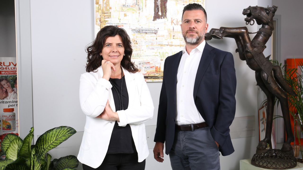 Camilla e Sandro Pizzoni, alla guida di Pool Pharma