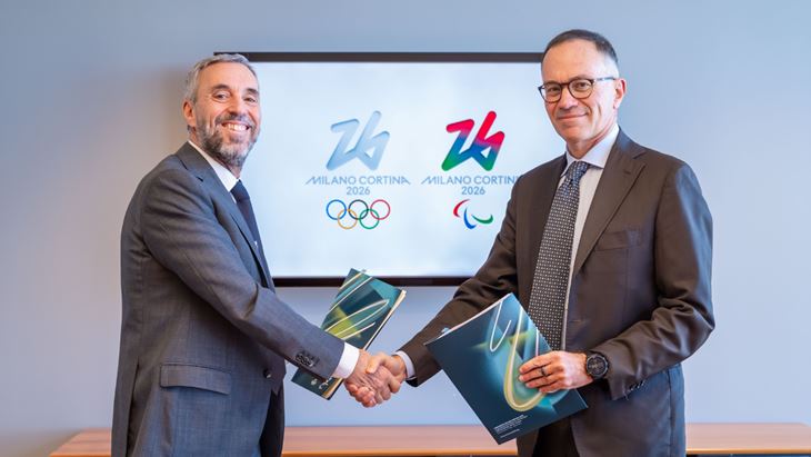 Andrea Varnier, CEO Milano Cortina 2026, e Armando Brunini, AD e Direttore Generale di SEA Aeroporti Milano