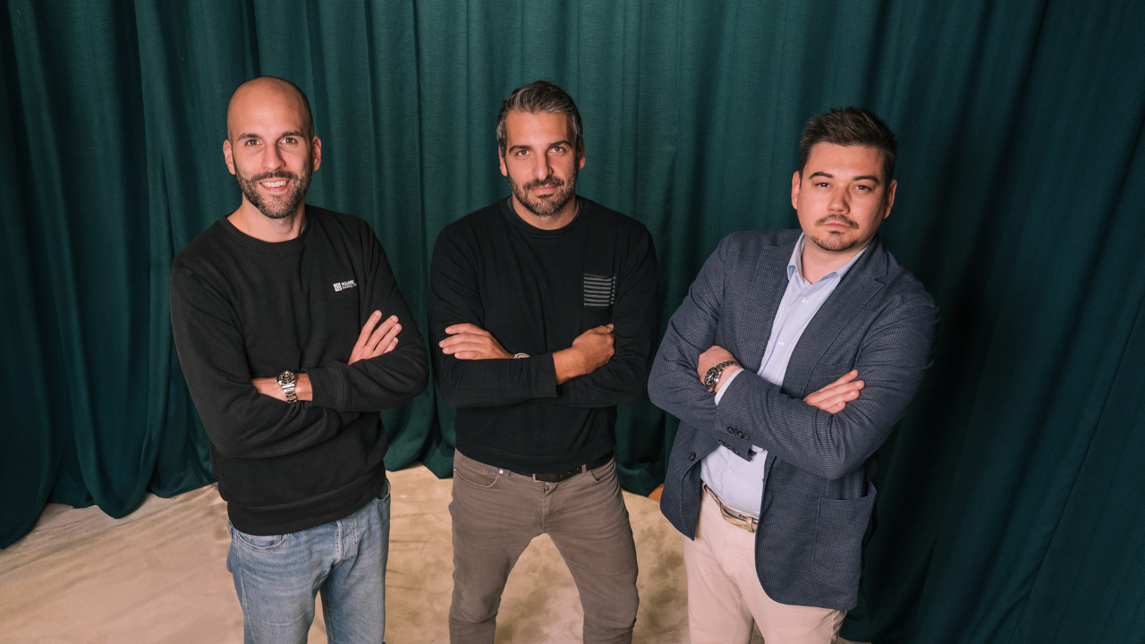 Il team di vertice di Square Marketing: Giovanni Bergamini, Nicholas Borin ed Edoardo Rossignoli