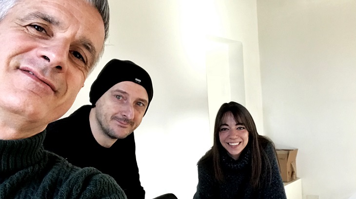 DAvide Colombo, Valerio Le Moli e Mara Bonavoglia