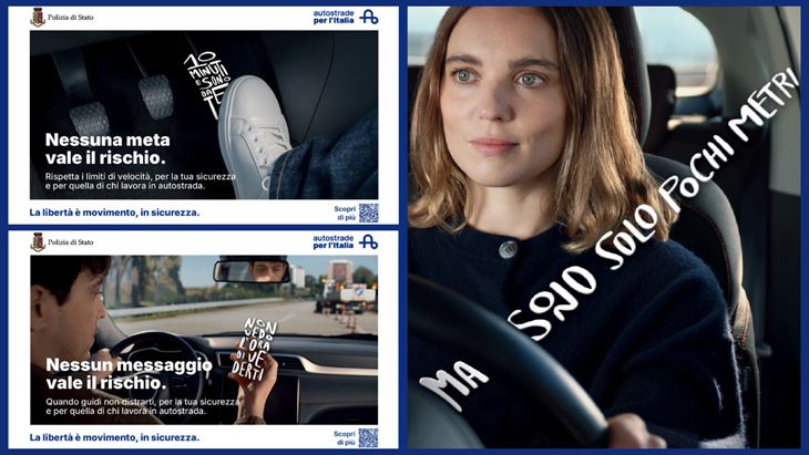 Alcuni soggetti della campagna Autostrade per l'Italia