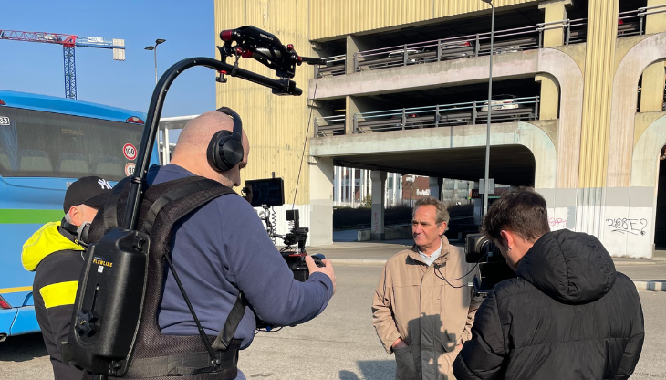 Alcuni scatti dalle riprese di "Storie di rinascita", la docuserie di Elive Multimedia e Progetto Arca 