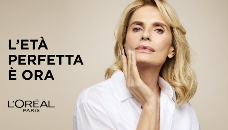 Isabella Ferrari è brand ambassador di L’Oréal Paris e protagonista della campagna della linea Age Perfect