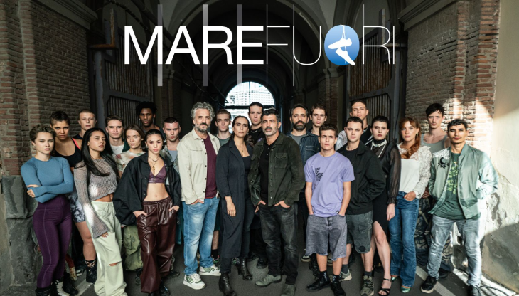 Il cast della quinta stagione di Mare Fuori (foto ufficio stampa Rai)