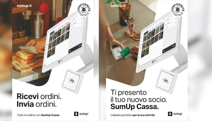 Affissioni dalla campagna Make it Count di SumUp