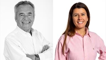 Mario Mele e Valentina Calaminici