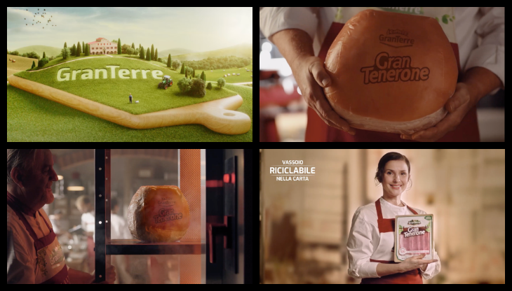 Alcune immagini tratte dal nuovo spot Gran Tenerone