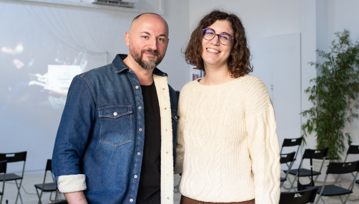 In foto Valentina Di Taranto, Digital Strategist & Strategist Coordinator e Gabriele Contilli, General Manager ISPD Italia