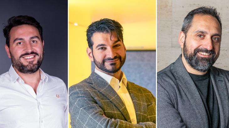 Giancarlo Sampietro, Emanuele Mazzi e Lucio Lamberti